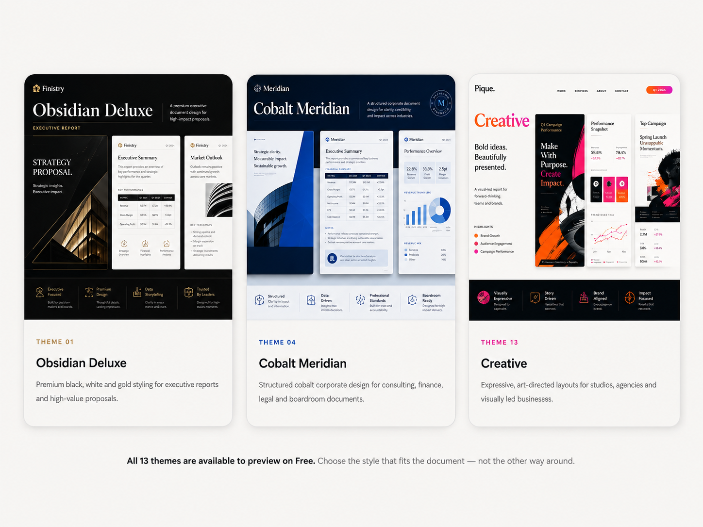 Impressa Doc theme gallery preview