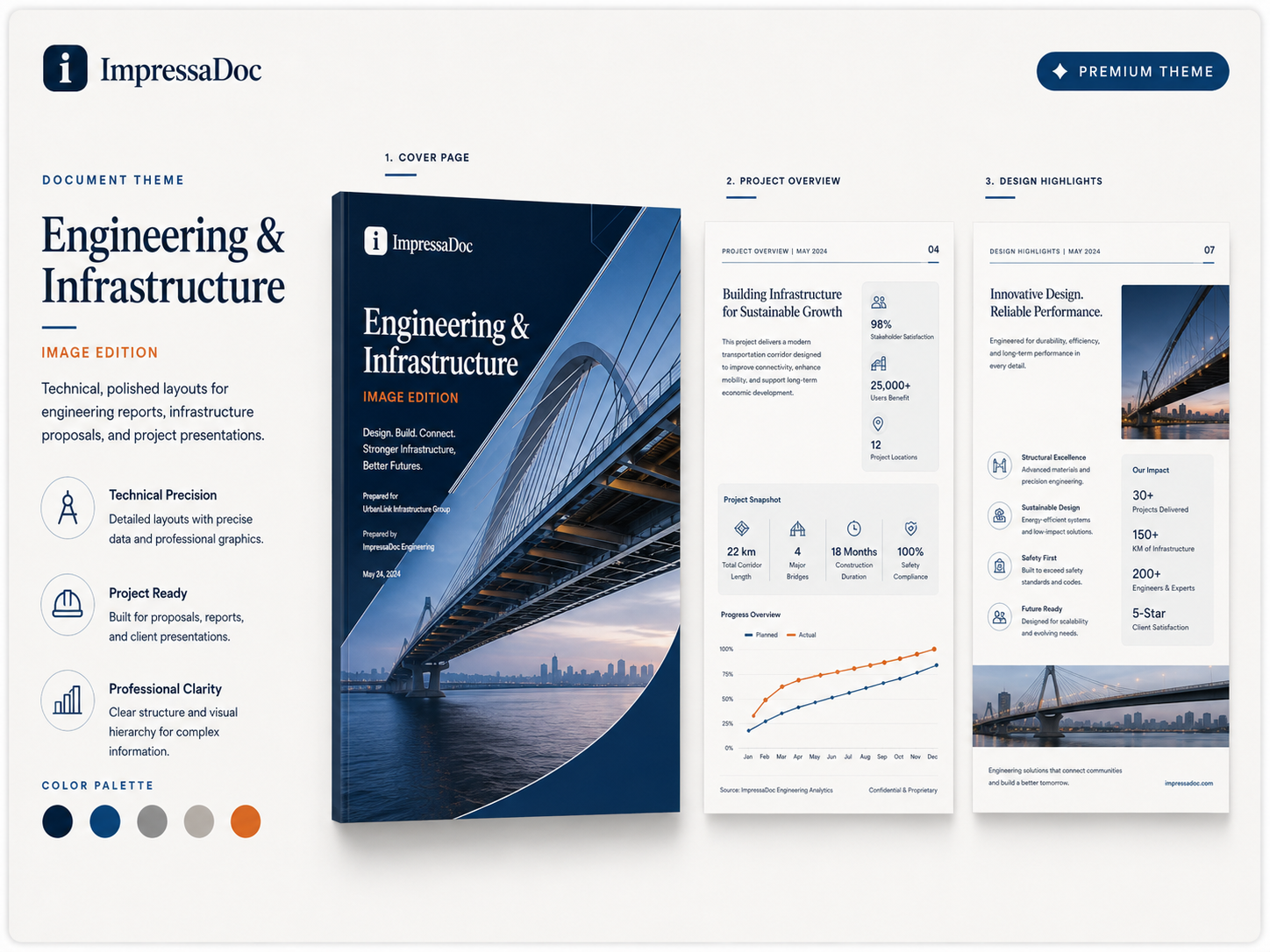 Engineering & Infrastructure Image theme preview