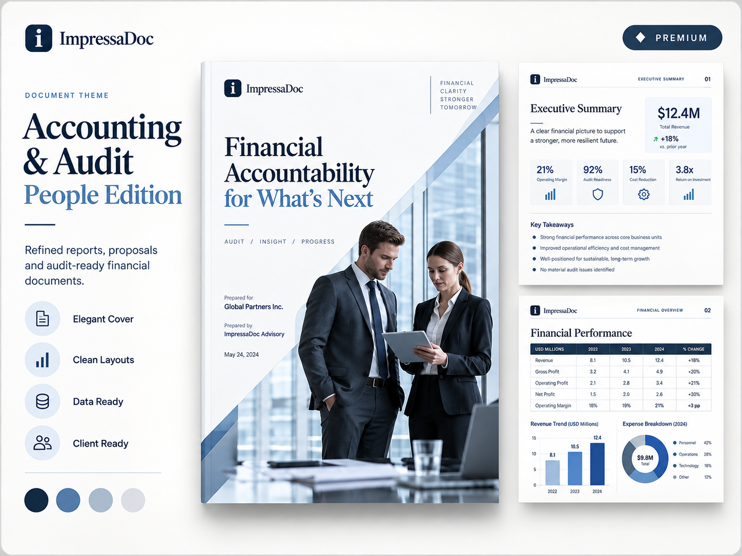 Accounting & Audit People theme preview