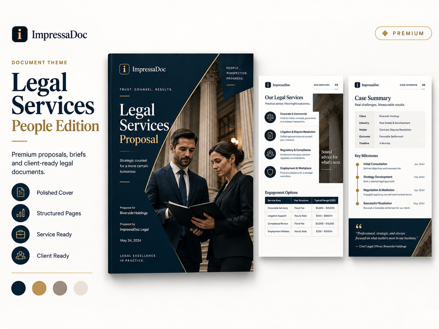 Legal Services People theme preview