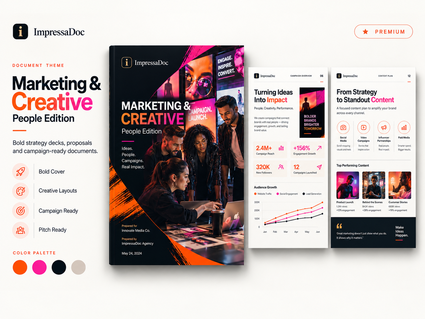 Marketing & Creative People theme preview