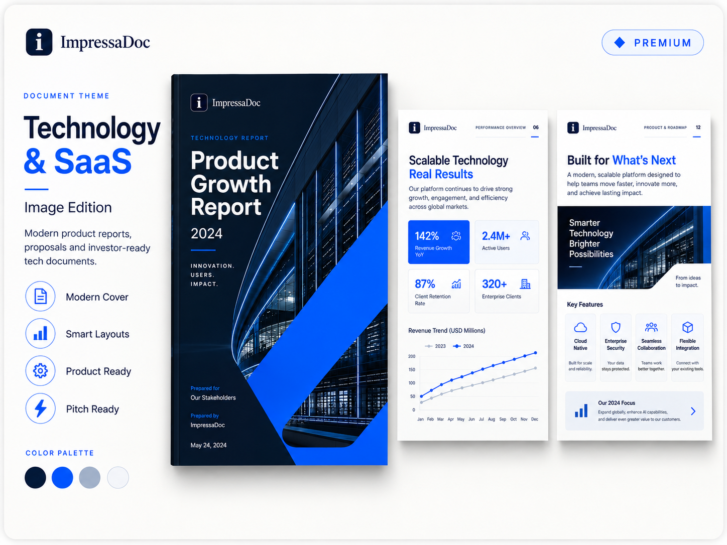 Technology & SaaS Image theme preview